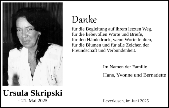 Anzeige von Ursula Skripski von  Lokale Informationen 