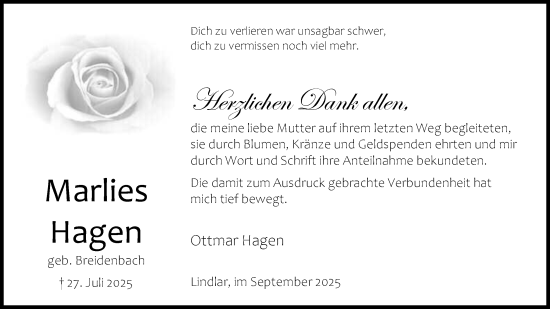 Anzeige von Ottmar Hagen von Kölner Stadt-Anzeiger / Kölnische Rundschau / Express