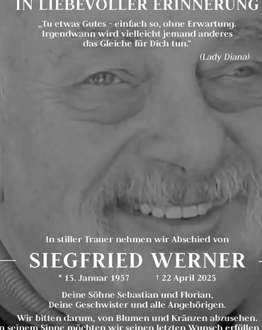 Profilbild Siegfried Werner